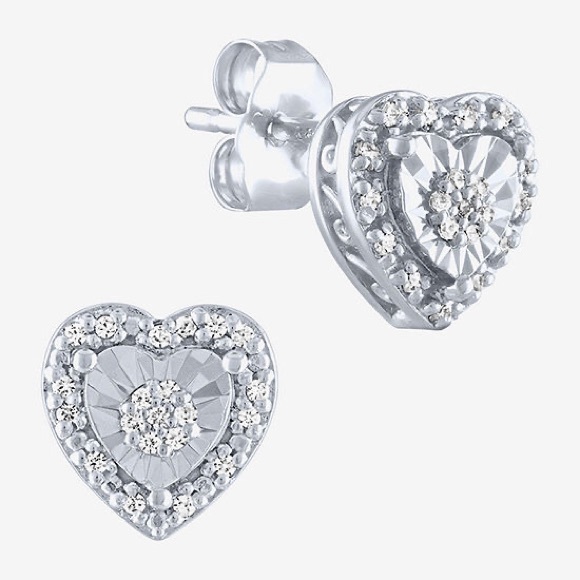 Earrings Diamond Stub - Picture 2 of 3
